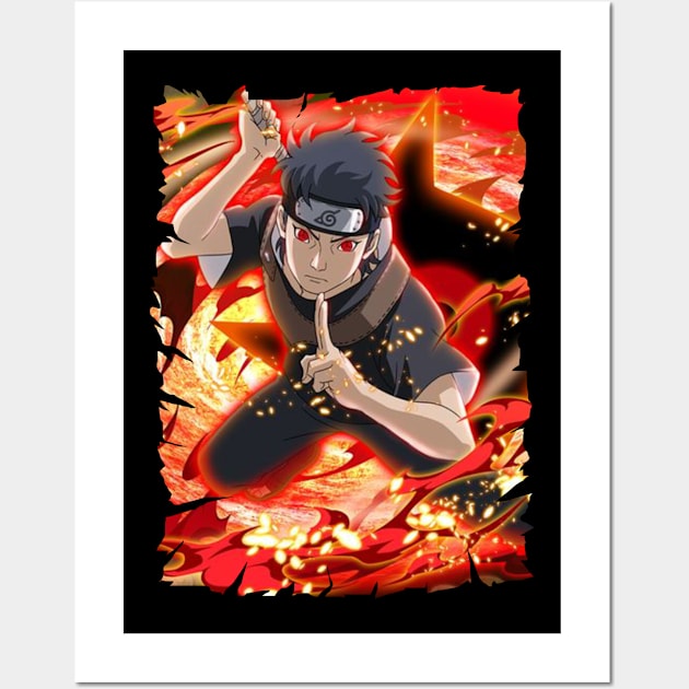 SHISUI UCHIHA MERCH VTG Wall Art by Melesz.Ink Tattoo